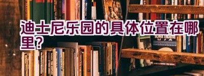 迪士尼乐园的具体位置在哪里？