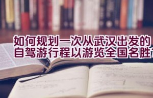 如何规划一次从武汉出发的自驾游行程以游览全国名胜？