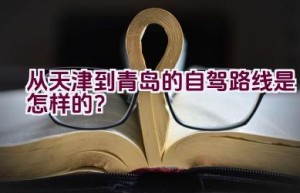 从天津到青岛的自驾路线是怎样的？