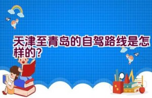 天津至青岛的自驾路线是怎样的？