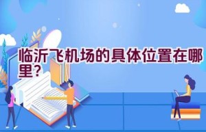 临沂飞机场的具体位置在哪里？