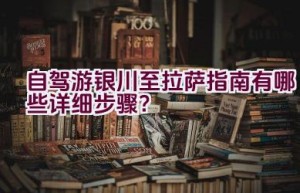 自驾游银川至拉萨指南有哪些详细步骤？