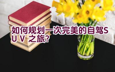 如何规划一次完美的自驾SUV之旅？插图