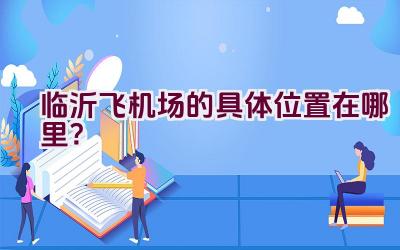 临沂飞机场的具体位置在哪里？插图