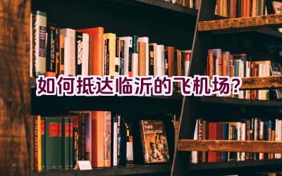 如何抵达临沂的飞机场？插图